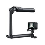 TELESIN Multifunctional Foldable Tripod Selfie Stick Mount for Action Cameras - Image 4