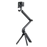 TELESIN Multifunctional Foldable Tripod Selfie Stick Mount for Action Cameras - Image 2