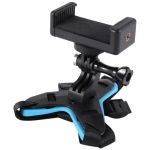 Motorcycle Helmet Chin Mount Holder with Phone Stand - Image 3