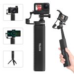 TELESIN 10000mAh Rechargeable Selfie Stick with USB-C Charging Cable for Action Cameras/ Phones - Image 2