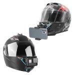 Motorcycle Helmet Chin Mount Holder with Phone Stand - Image 4