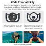 TELESIN Dome Port Waterproof Housing Case Used For GoPro 12/11/10/9 - Image 4