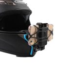 Motorcycle Helmet Chin Mount Holder with Phone Stand - Image 2