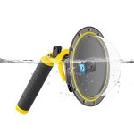TELESIN Dome Port Waterproof Housing Case Used For GoPro 12/11/10/9