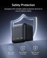 TELESIN Triple USB Charging Case with Type-C Cord for GoPro Hero 12,11,10,9 - Image 5