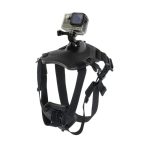 Adjustable Dog Harness Chest and Back Mount