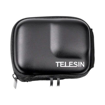 TELESIN Mini Storage Protection Bag for GoPro Hero 13 12 11 10 9 8 7 Black