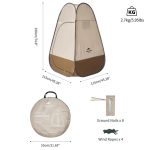 Naturehike Folding Shower & Changing Tent - Image 6