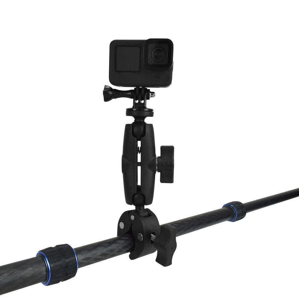 He3196c0820a54b2eb3afce4cfc68eb1dE Motorcycle Crab Clamp Handlebar Fixed Mount Holder for Action Cameras - Image 1