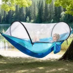 Hammock with Mosquito Net for Outdoor, Hiking, Camping - Image 3